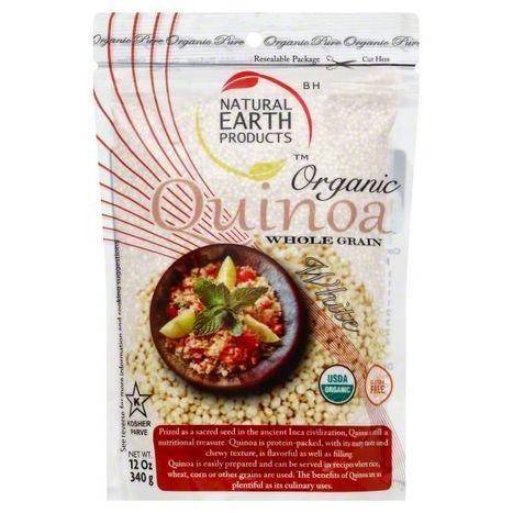 Natural Earth Products Quinoa, Organic, White - 12 Ounces