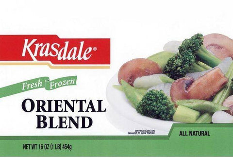 Krasdale Oriental Blend Frozen Vegetable - 16 Ounces