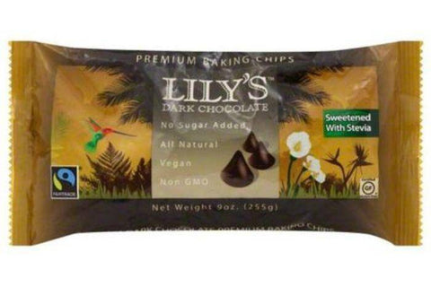 Lilys Baking Chips, Premium, Dark Chocolate, 55% Cocoa - 9 Ounces