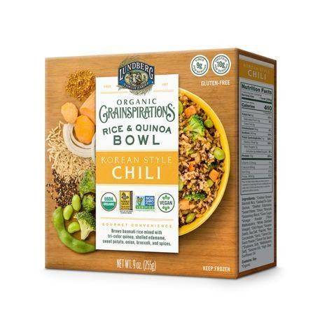 Lundberg Grainspirations Rice & Quinoa Bowl, Organic, Korean Style Chili - 9 Ounces