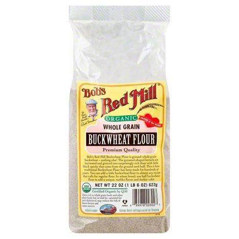 Bobs Red Mill Flour, Buckwheat, Organic - 22 Ounces