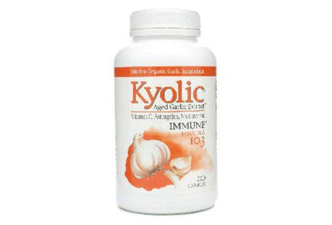 Kyolic Aged Garlic Extract Vitamin C Astragalus Mushrooms Immune Formula 103 Supplements