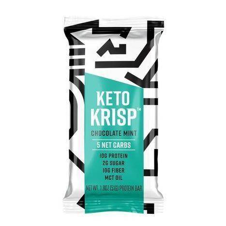Keto Krisp Chocolate Mint Protein Bar - 1.8 Ounces