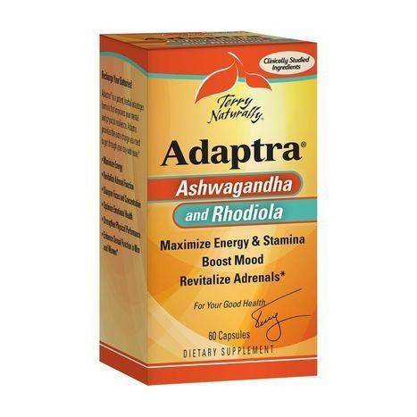 Terry Naturally Adaptra Ashwagandha & Rhodiola - 60 Capsules