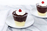 Chocolate & Vanilla Pudding - Profiterol