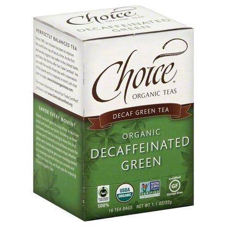 Choice Organic Teas Green Tea, Organic, Decaffeinated, Bags - 16 Each