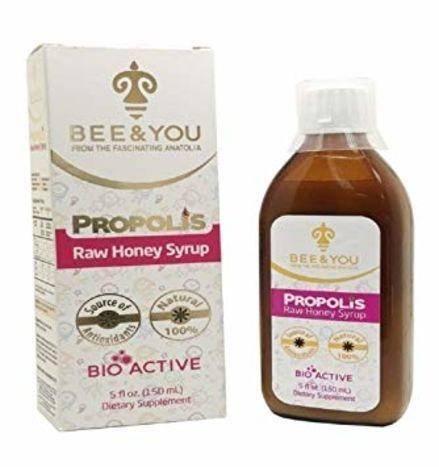 Bee & You Propolis Raw Honey Syrup - 5 Fluid Ounces