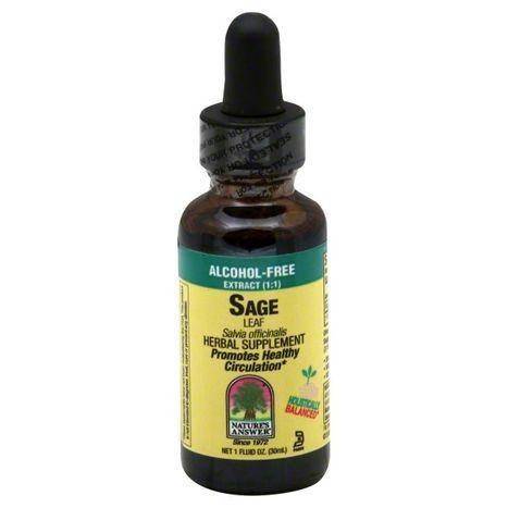 Natures Answer Sage Leaf, Extract - 1 Ounce