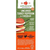 Applegate Naturals Turkey Pepperoni & Cheddar, Uncured - 2.4 Ounces