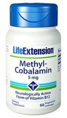Life Extension 5MG Methylcobalamin - 60 Lozenges