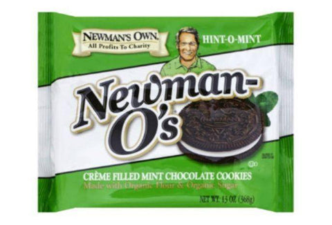Newmans Own Newman-O's Cookies, Hint-O-Mint - 13 Ounces