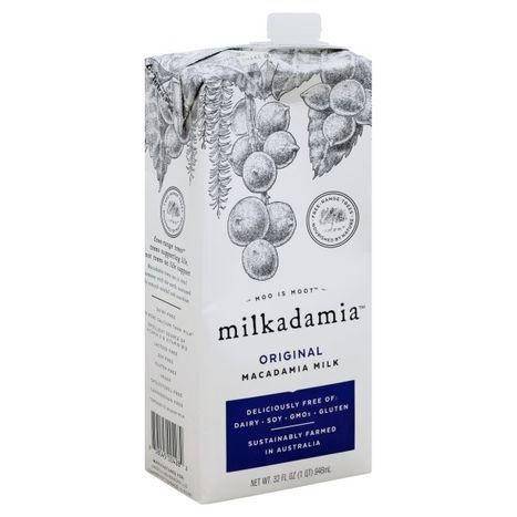 Milkadamia Macadamia Milk, Original - 32 Ounces