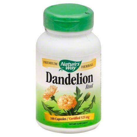 Natures Way Dandelion Root, 525 mg, Capsules - 100 Each