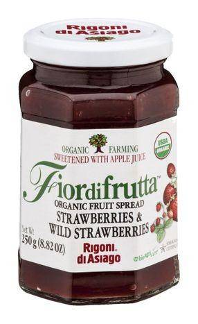 Fiordifrutta Fruit Spread, Organic, Strawberries & Wild Strawberries - 250 Grams