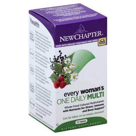 New Chapter Multi, One Daily, Every Woman's, Tablets - 72 Count