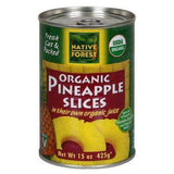 Native Forest Pineapple Slices, Organic, in Their Own Organic Juices - 15 Ounces