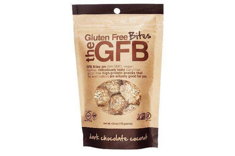 GFB Gluten Free Bites, Dark Chocolate Coconut - 4 Ounces