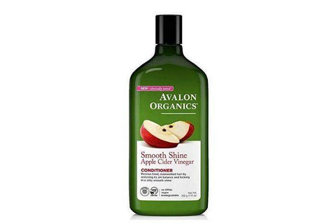 Avalon Organics Conditioner, Smooth Shine, Apple Cider Vinegar - 325 Milliliters