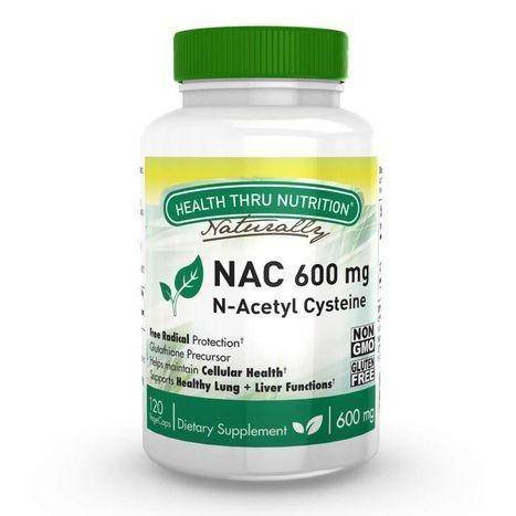 Health Thru Nutrition N-Acetyl Cysteine NAC - 600 Milligrams