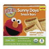 Earths Best Organic Snack Bars, Sweet Potato Carrot, Sunny Days, Sesame Street - 8 Pack