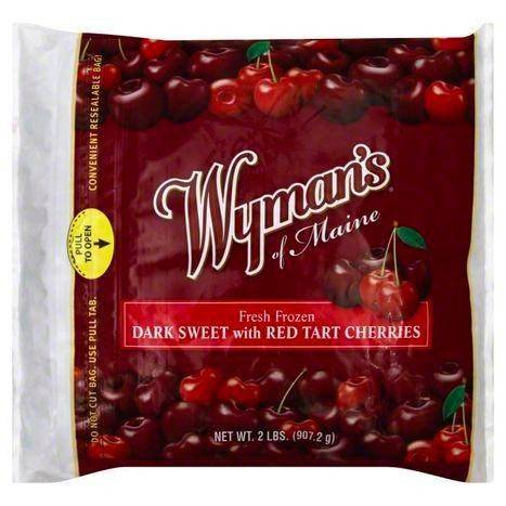 Wymans Cherries, Dark Sweet with Red Tart - 2 Pounds