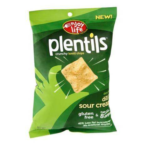 Enjoy Life Lentil Chips, Dill & Sour Cream - 4 Ounces
