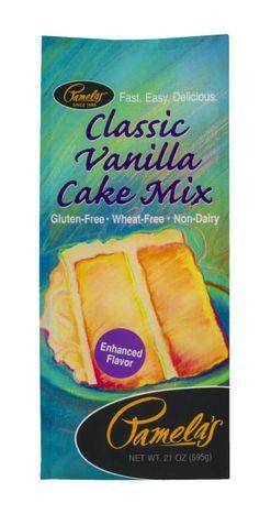 Pamelas Cake Mix, Vanilla - 21 Ounces